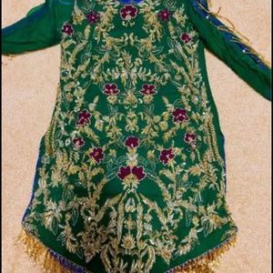 Heavy embroidered dress for wedding